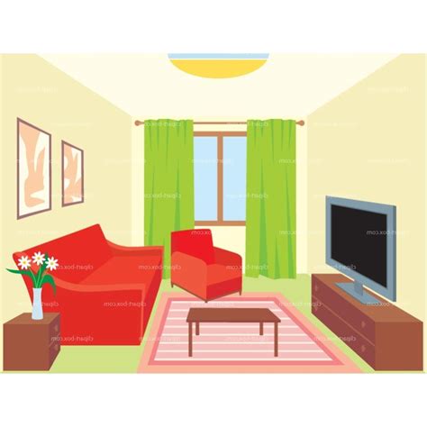 clip art of living room